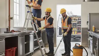Emergency plumber repairing a burst pipe in Overland Park, KS
