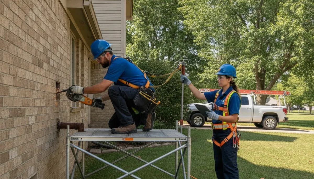 Plumbing repair technician serving Overland Park, KS for home and business pipe repairs