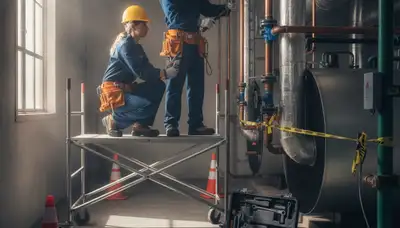 On-call plumber repairing a broken pipe in Overland Park, KS home