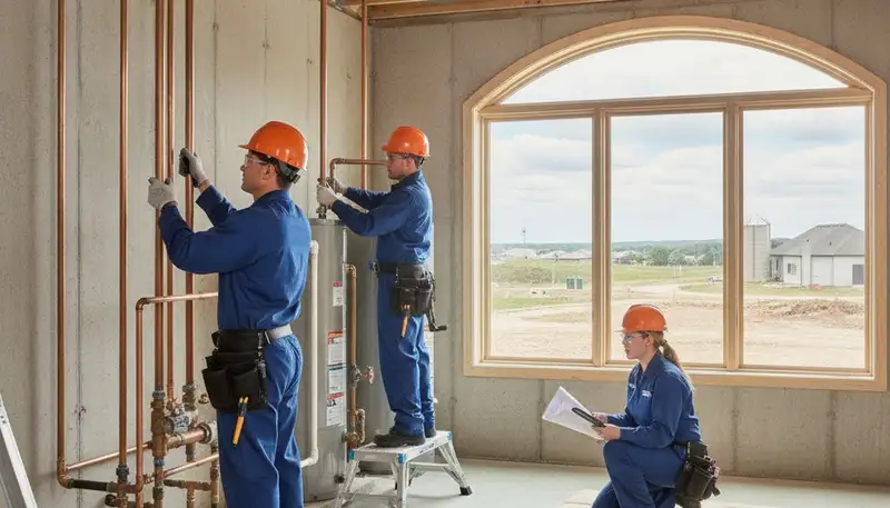 Plumbing repair technician serving Overland Park, KS for leak, drain, and pipe repair services