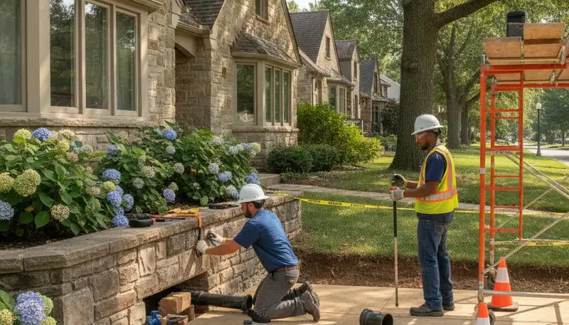 Plumbing repair service in Overland Park, KS for residential and commercial plumbing issues