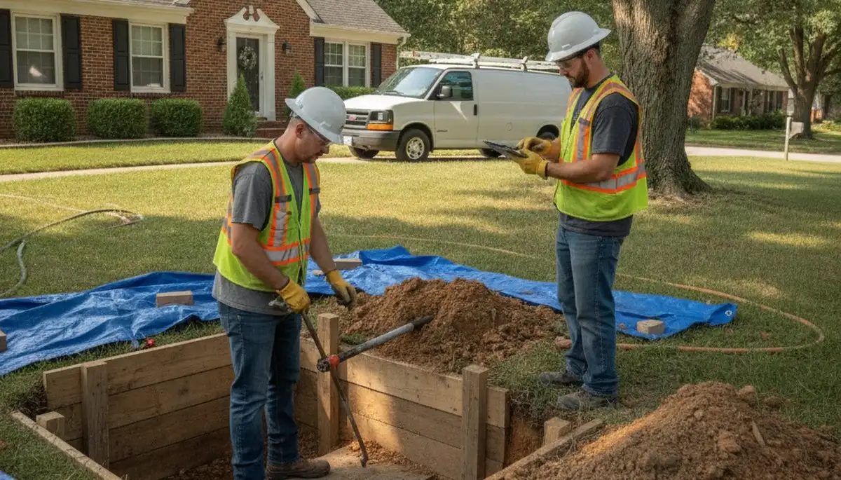 Professional plumber repairing pipes in Overland Park, KS for residential plumbing service