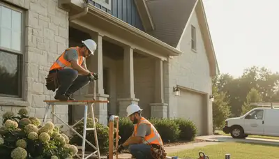 Plumber repairing pipes in Overland Park, KS for plumbingoverlandparkks-new.com
